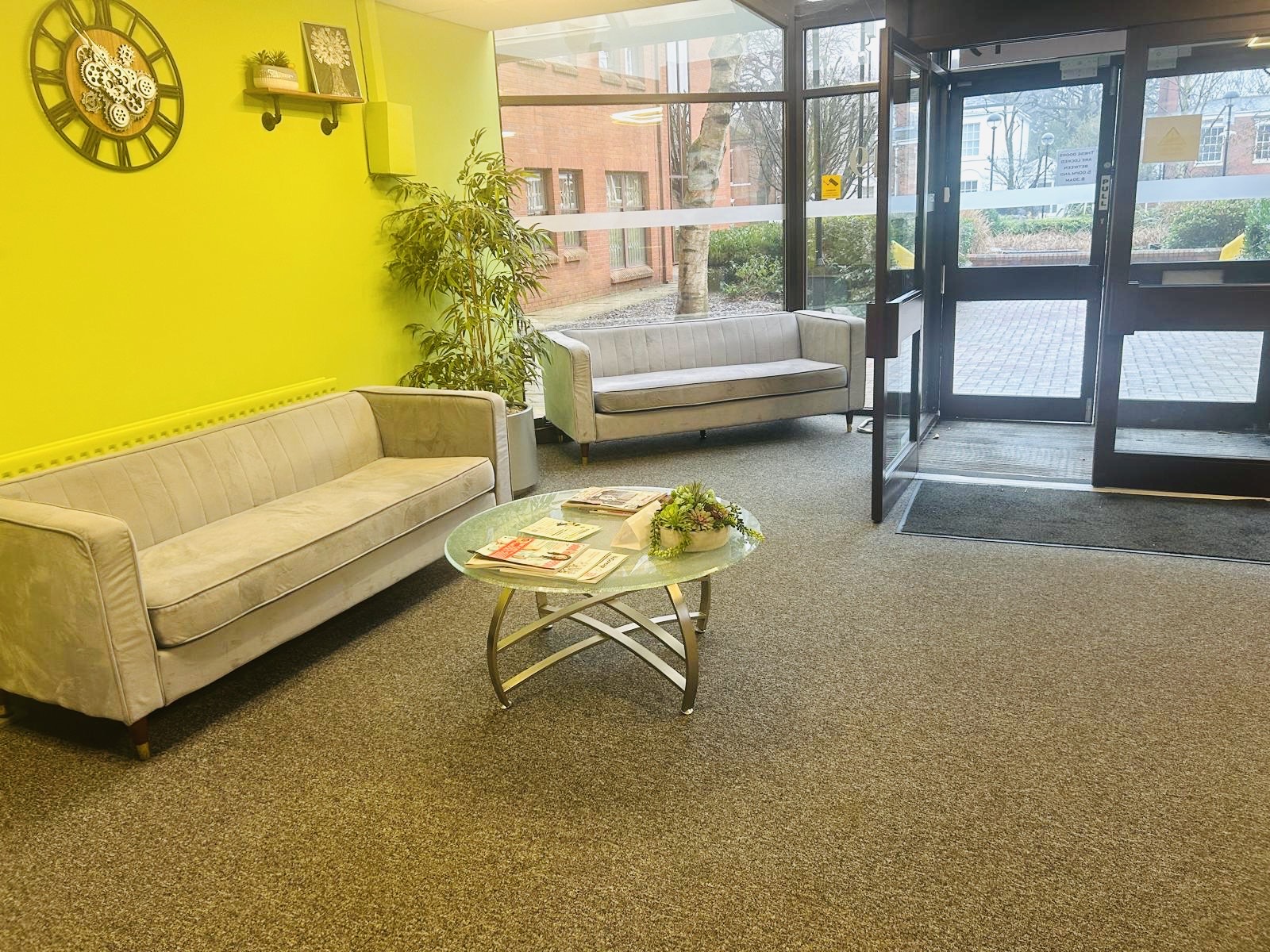 Reception lounge seating